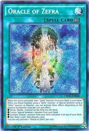 Oracle of Zefra (CROS-EN060) - Crossed Souls 1st Edition