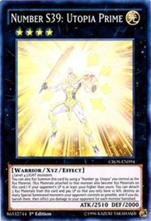 Number S39: Utopia Prime (CROS-EN094) - Crossed Souls Unlimited