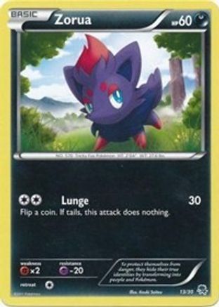 Zorua (#23) 23 - BW Trainer Kit Excadrill & Zoroark