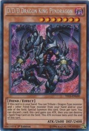 D/D/D Dragon King Pendragon (YS15-ENL00) - Starter Deck: Dark Legion 1st Edition
