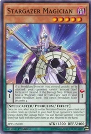 Stargazer Magician (SP15-EN010) - Star Pack ARC-V 1st Edition