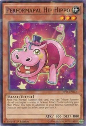 Performapal Hip Hippo (Shatterfoil) (SP15-EN015) - Star Pack ARC-V 1st Edition