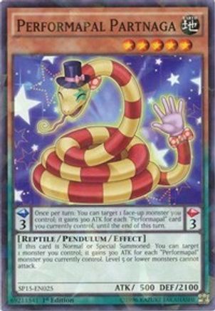 Performapal Partnaga (Shatterfoil) (SP15-EN025) - Star Pack ARC-V 1st Edition