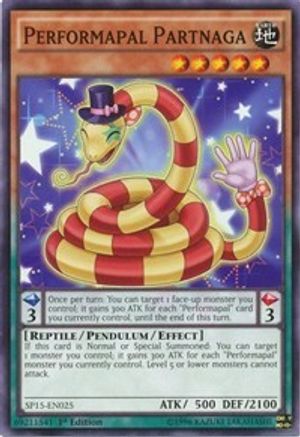 Performapal Partnaga (SP15-EN025) - Star Pack ARC-V 1st Edition