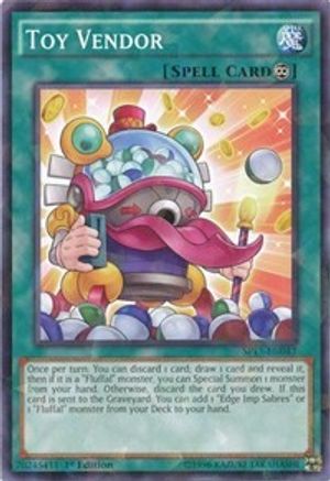 Toy Vendor (Shatterfoil) (SP15-EN043) - Star Pack ARC-V 1st Edition