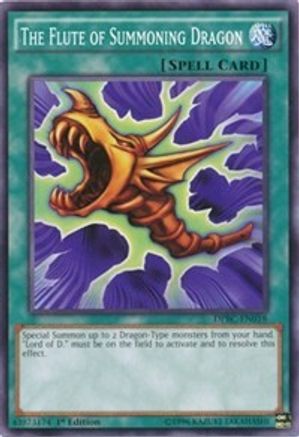 The Flute of Summoning Dragon (DPBC-EN018) - Duelist Pack: Battle City 1st Edition