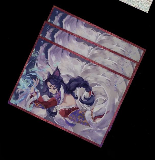 League of Legends Riftbound Ahri Sleeves 60ct Standard Size