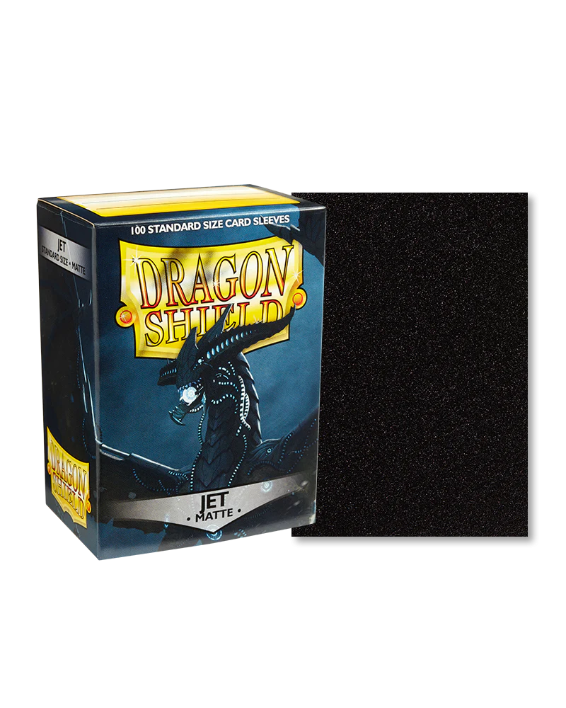 Dragon Shield Standard 100ct Jet Matte Sleeves