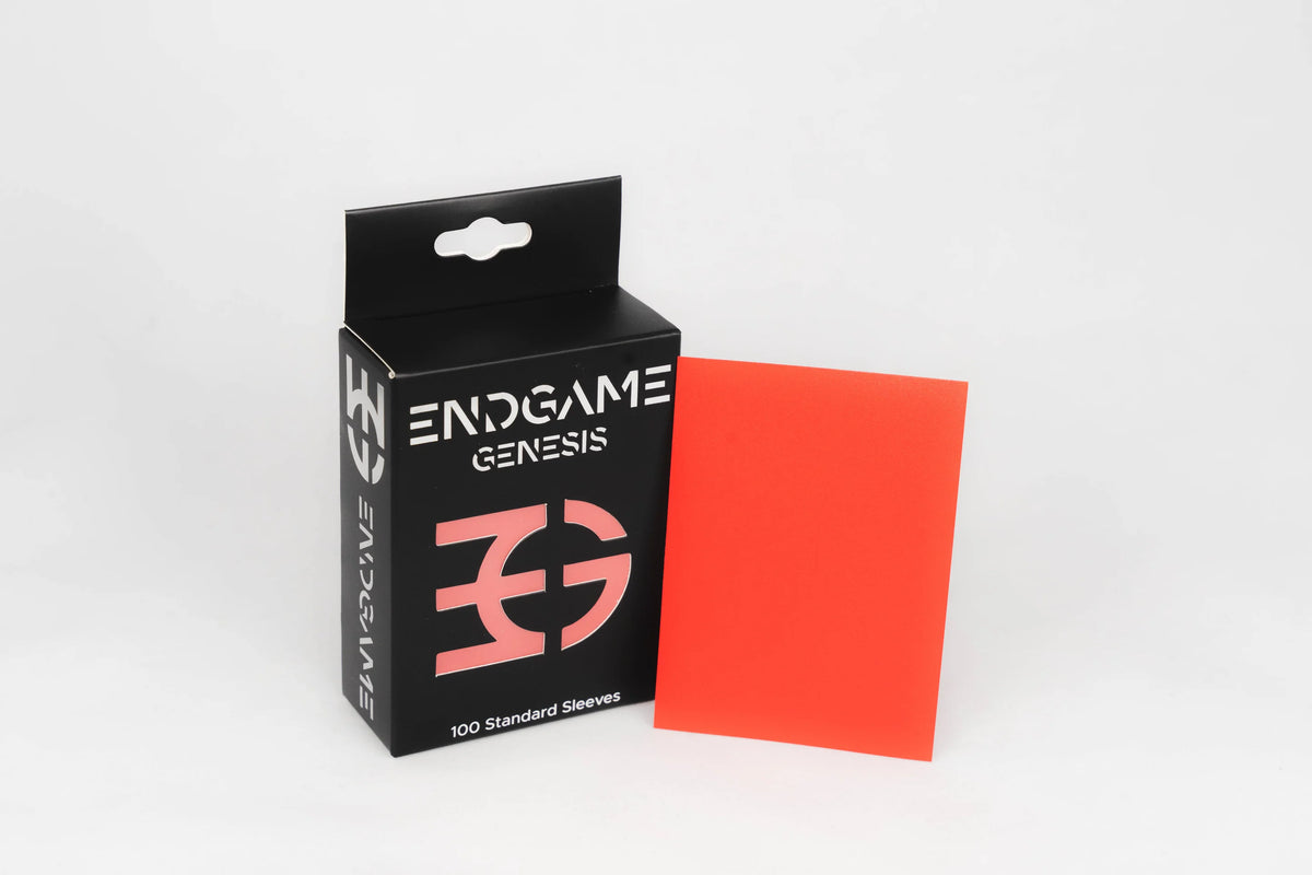 Endgame Genesis Sleeves Poppy Red 100ct
