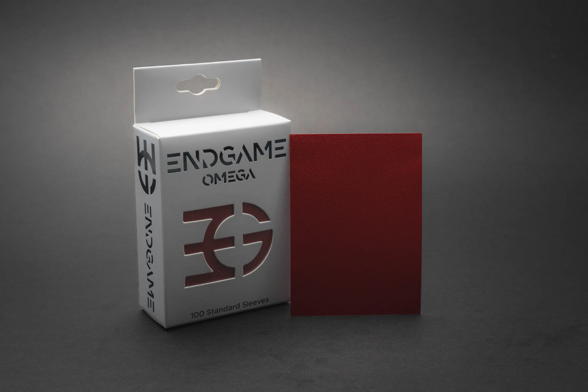 Endgame Omega Sleeves Cabernet Red 100ct