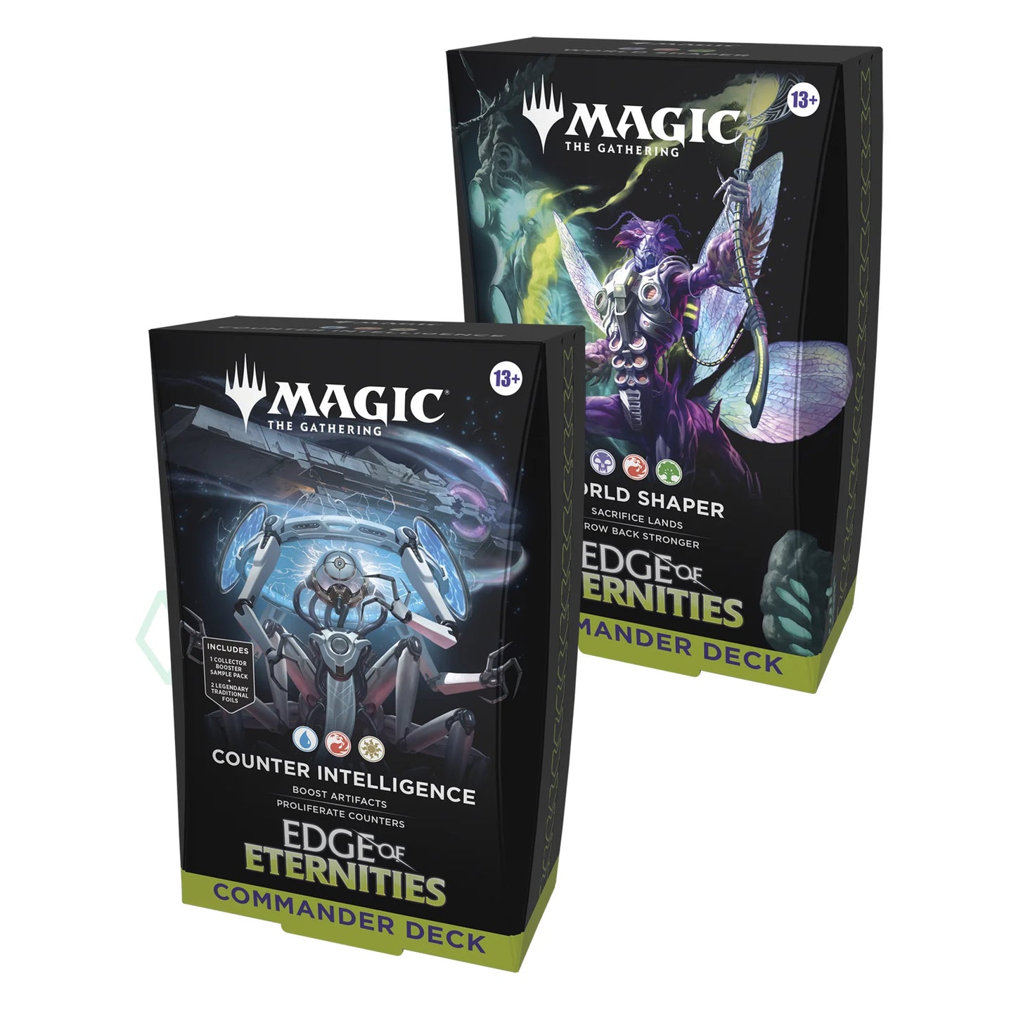 Magic The Gathering Edge of Eternities Commander Deck Set of 2