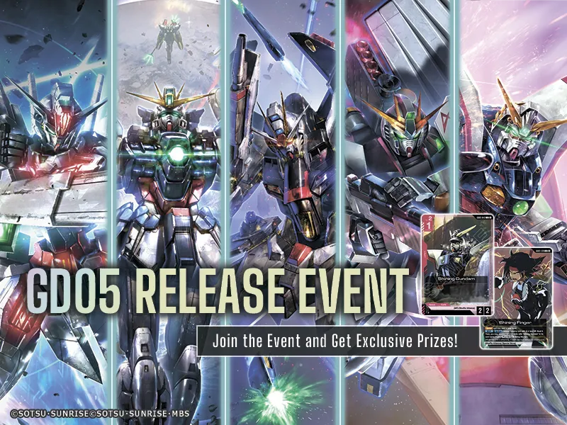 GUNDAM GD05 Sealed Release Event July 28, 2026 @6pm