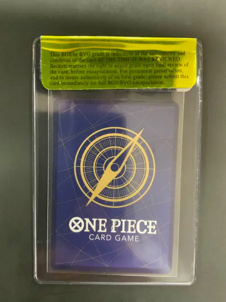 BGS RAW REVIEW 9.5 Sanji OP01-013 R Exclusive 1st Anniversary Alt CHINESE