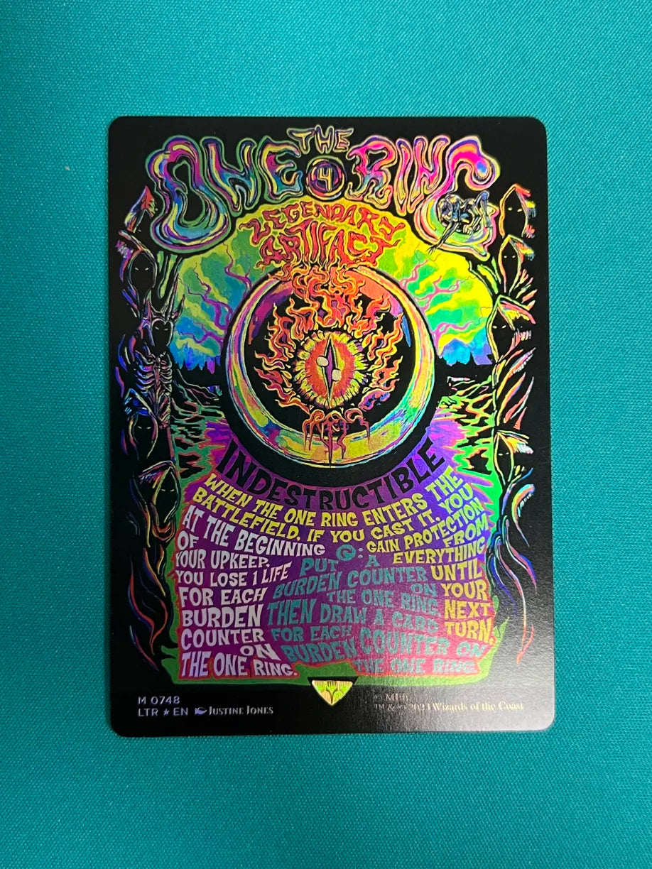 MTG Lord Of The Rings - The One Ring (Borderless Poster) FOIL VLP