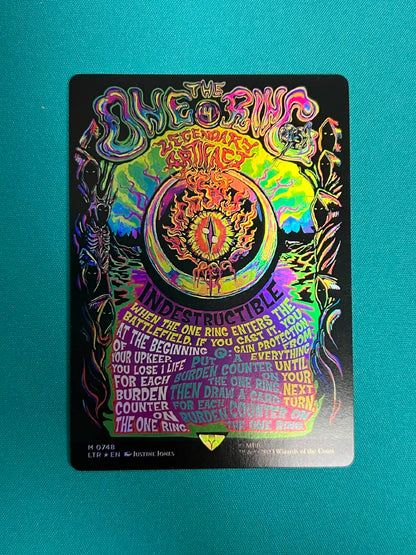 MTG Lord Of The Rings - The One Ring (Borderless Poster) FOIL VLP