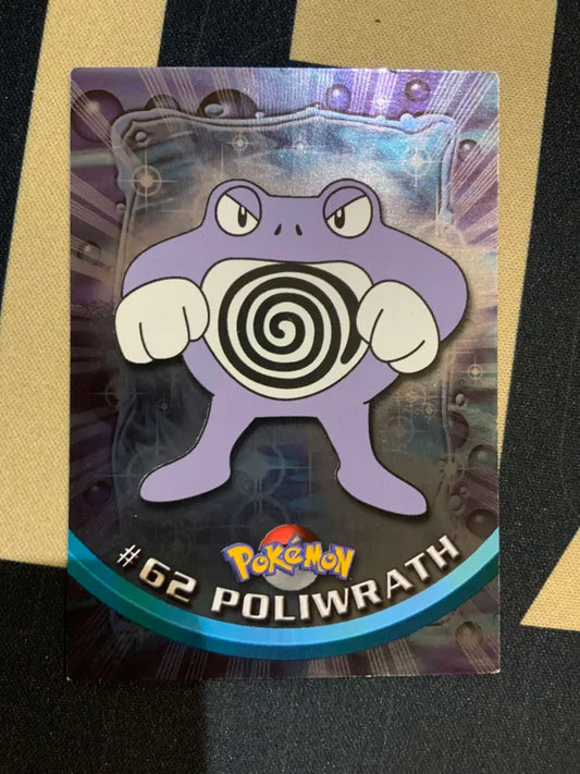 Topps Poliwrath #62 Holo Pokemon LP