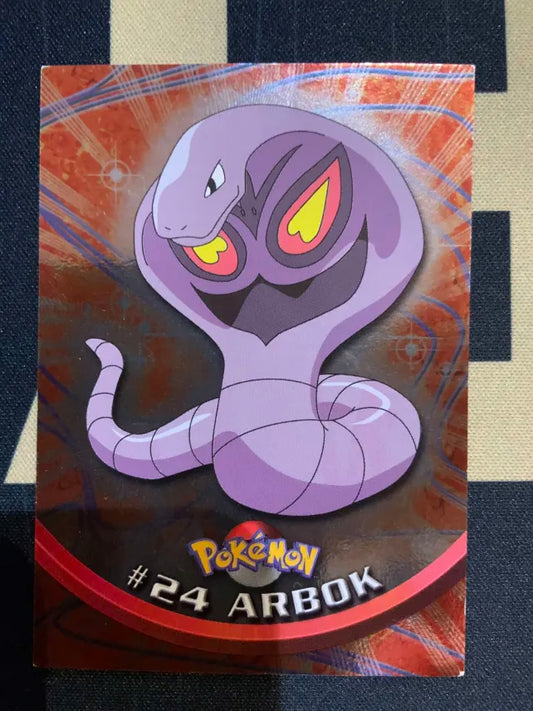 Topps Arbok #24 Holo Pokemon LP