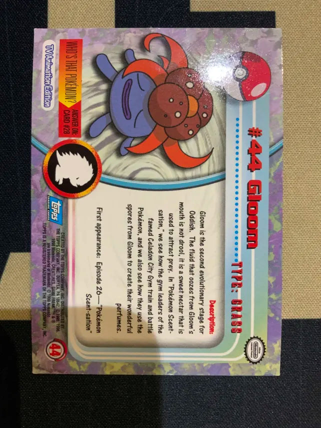 Topps Gloom #44 Holo Pokemon LP