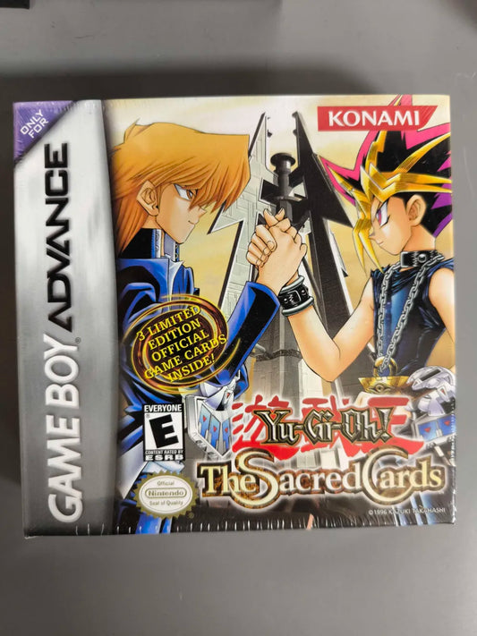 Sealed New Yugioh The Sacred Cards with 3 Cards Game Boy Advance GBA #2