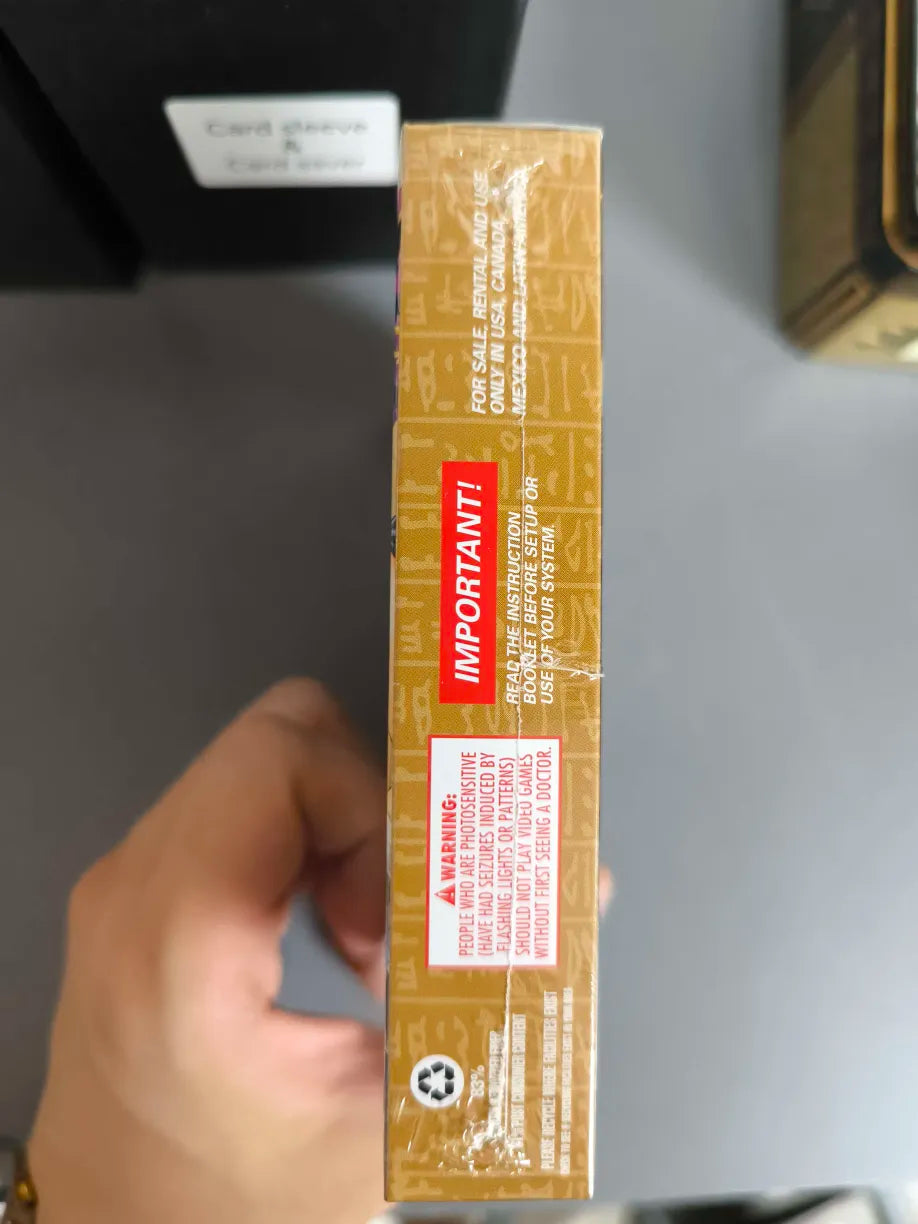 Sealed New Yugioh The Sacred Cards with 3 Cards Game Boy Advance GBA #2