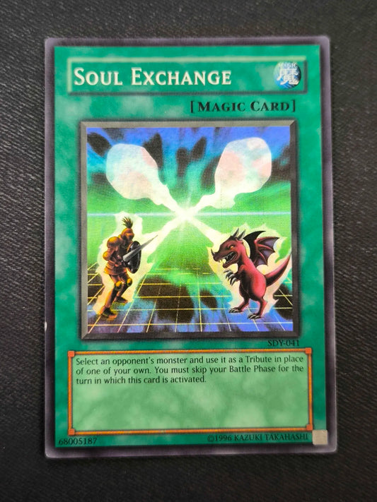 Yugioh Soul Exchange SDY-041 Super Rare WAVY FOIL PRINT MP #1