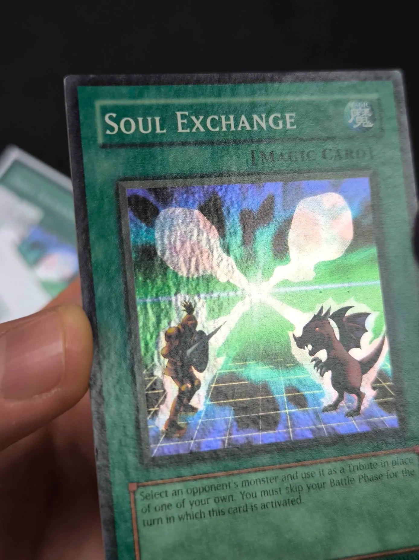 Yugioh Soul Exchange SDY-041 Super Rare WAVY FOIL PRINT MP #1