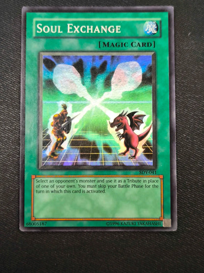 Yugioh Soul Exchange SDY-041 Super Rare WAVY FOIL PRINT MP #2
