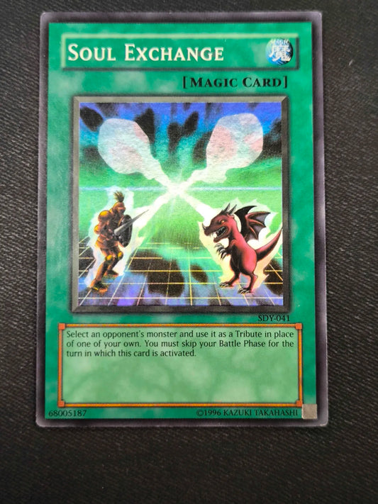 Yugioh Soul Exchange SDY-041 Super Rare WAVY FOIL PRINT MP #2