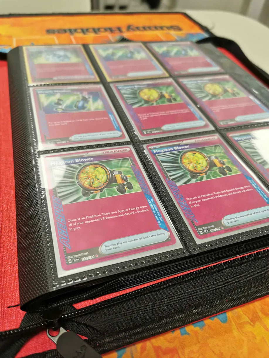 SUNFORGE Sunny Hobbies Binder Red (360 cards, Zippered)