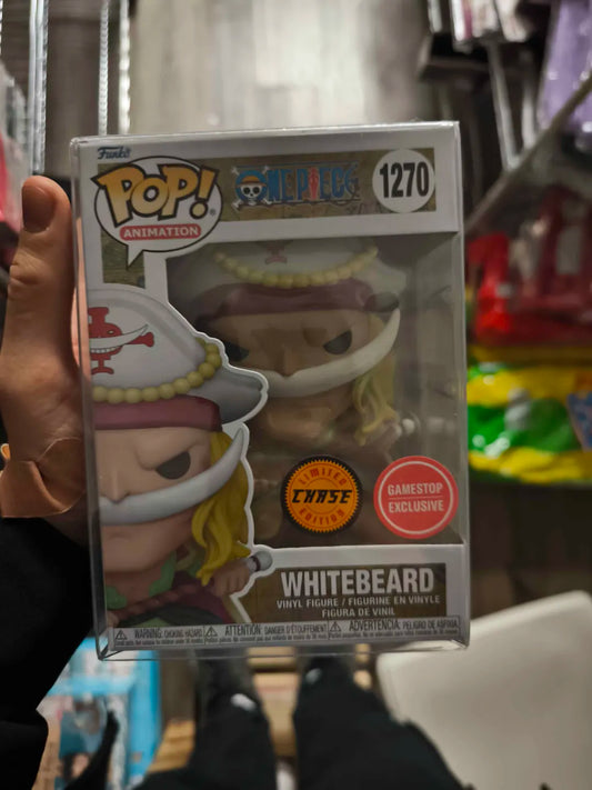 FUNKO POP - One Piece Whitebeard #1270 CHASE GameStop Exclusive w/Protector