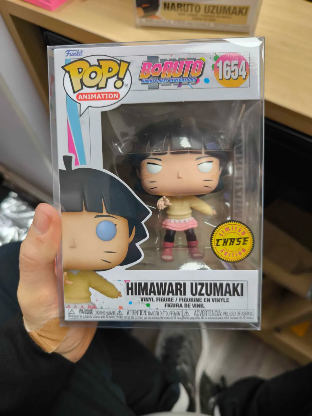 FUNKO POP - Boruto Himawari Uzumaki #1654 CHASE w/Protector