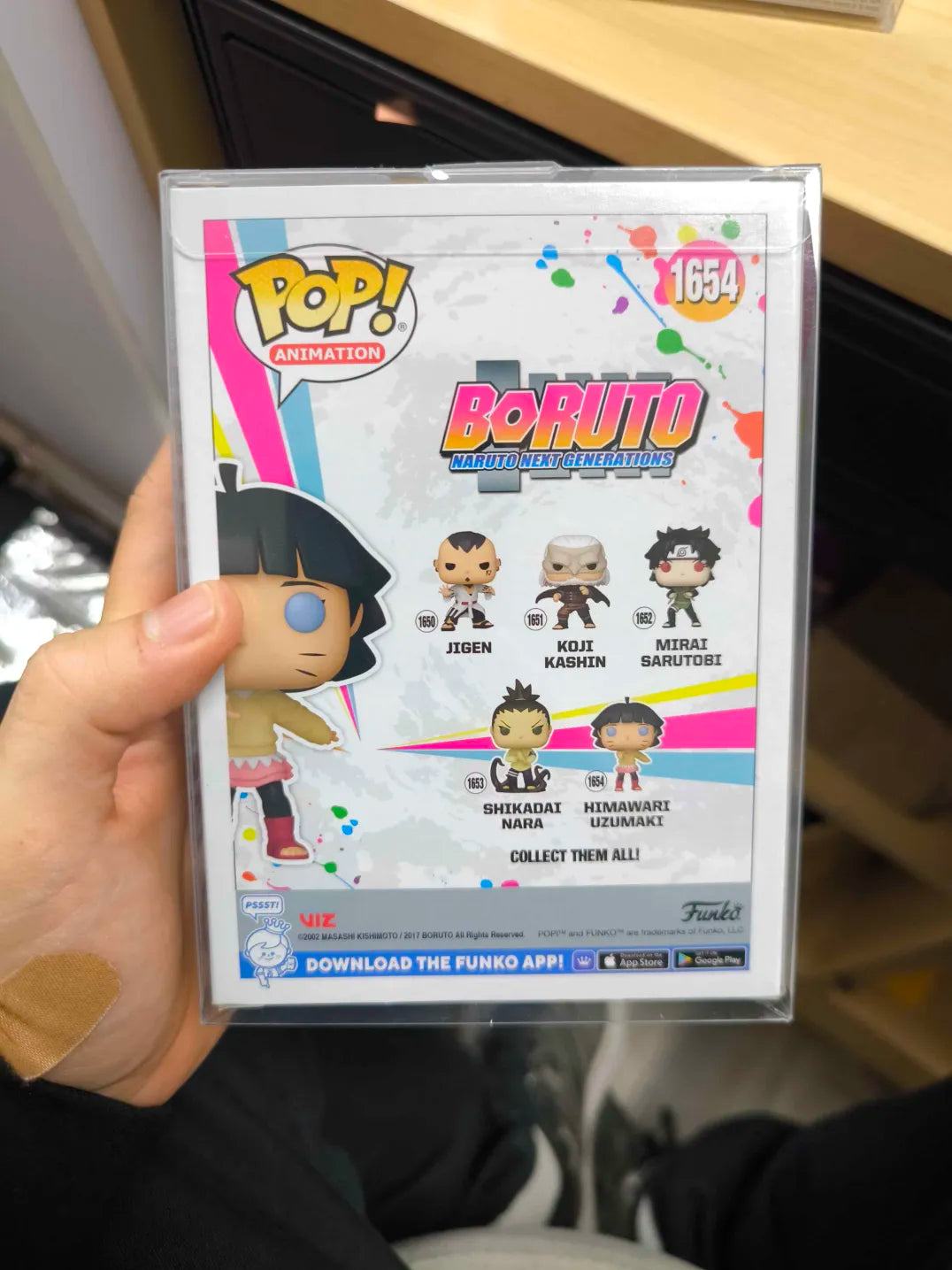 FUNKO POP - Boruto Himawari Uzumaki #1654 CHASE w/Protector