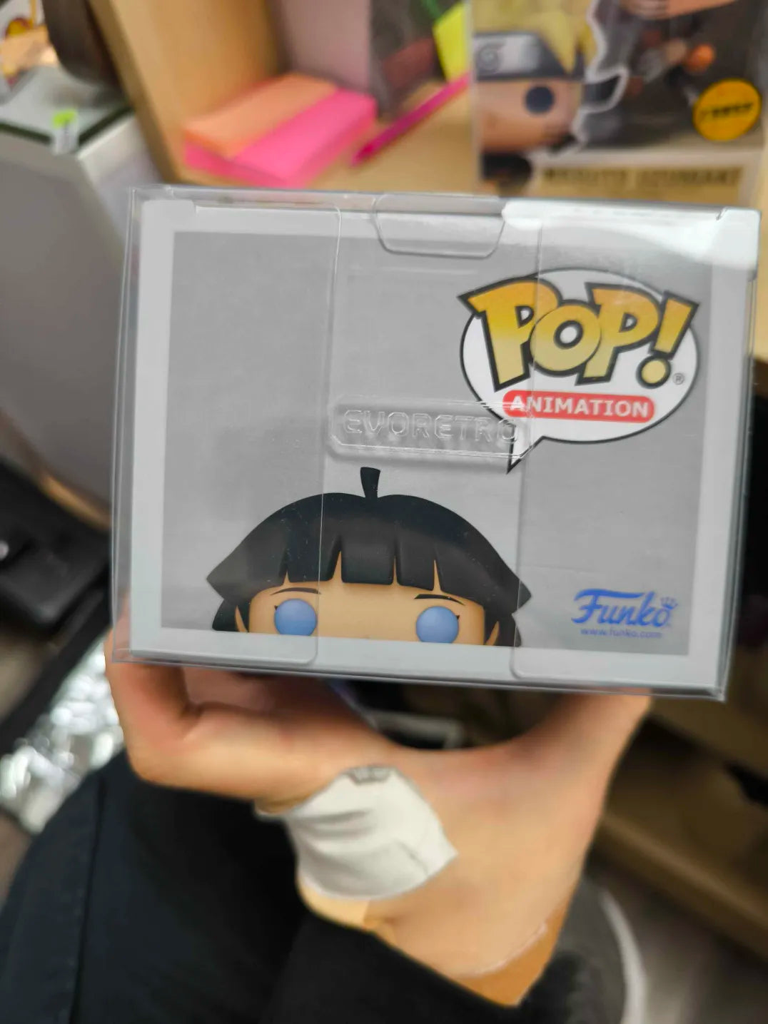 FUNKO POP - Boruto Himawari Uzumaki #1654 CHASE w/Protector
