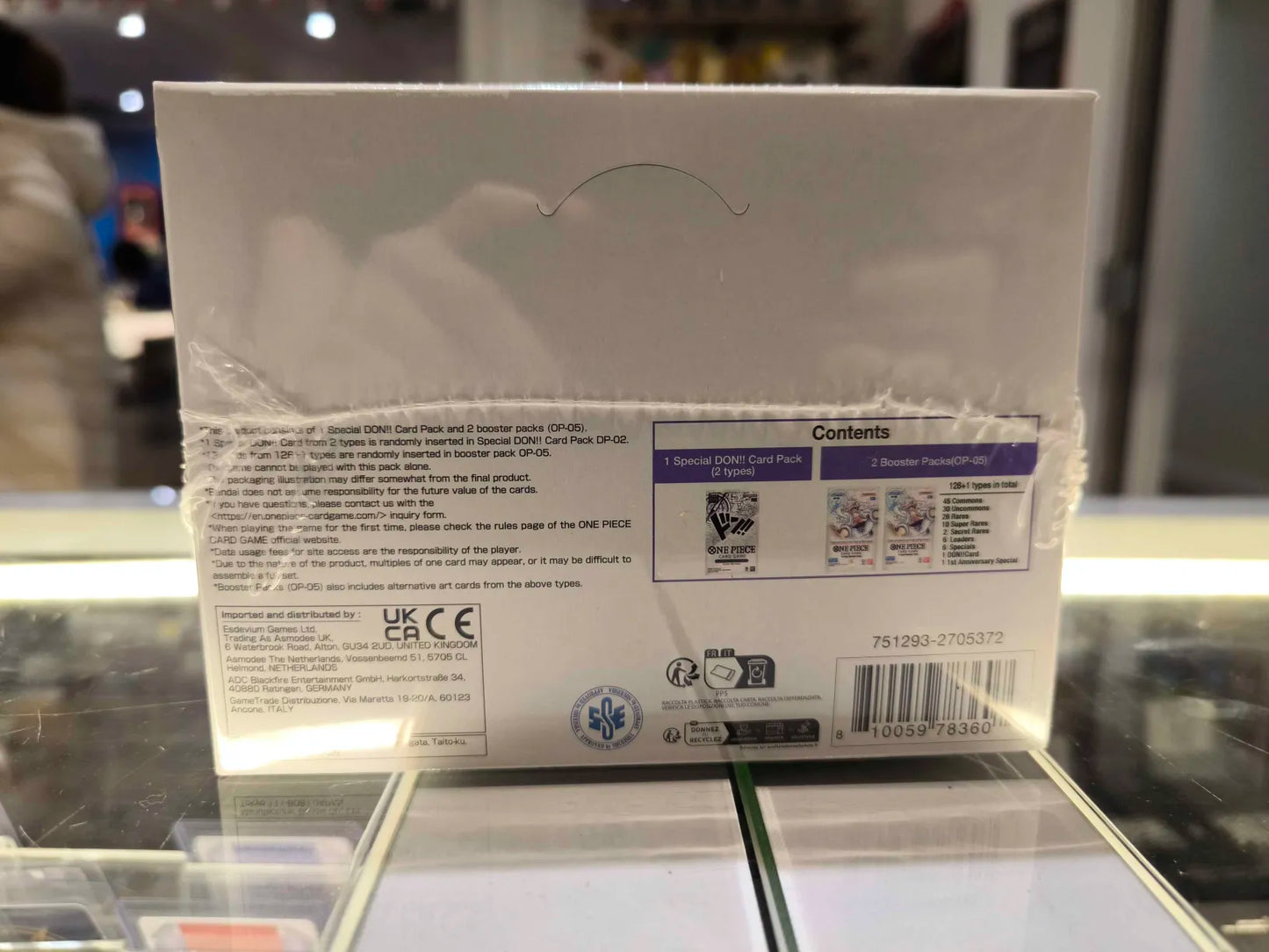 One Piece OP05 Display of 8 Awakening of the New Era Double Pack Set Vol 2