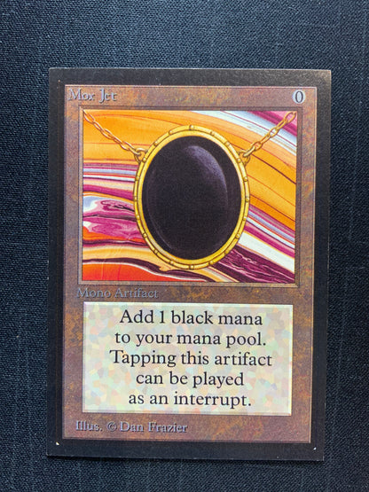 Magic The Gathering Mox Jet - Unlimited Edition (2ED) LP