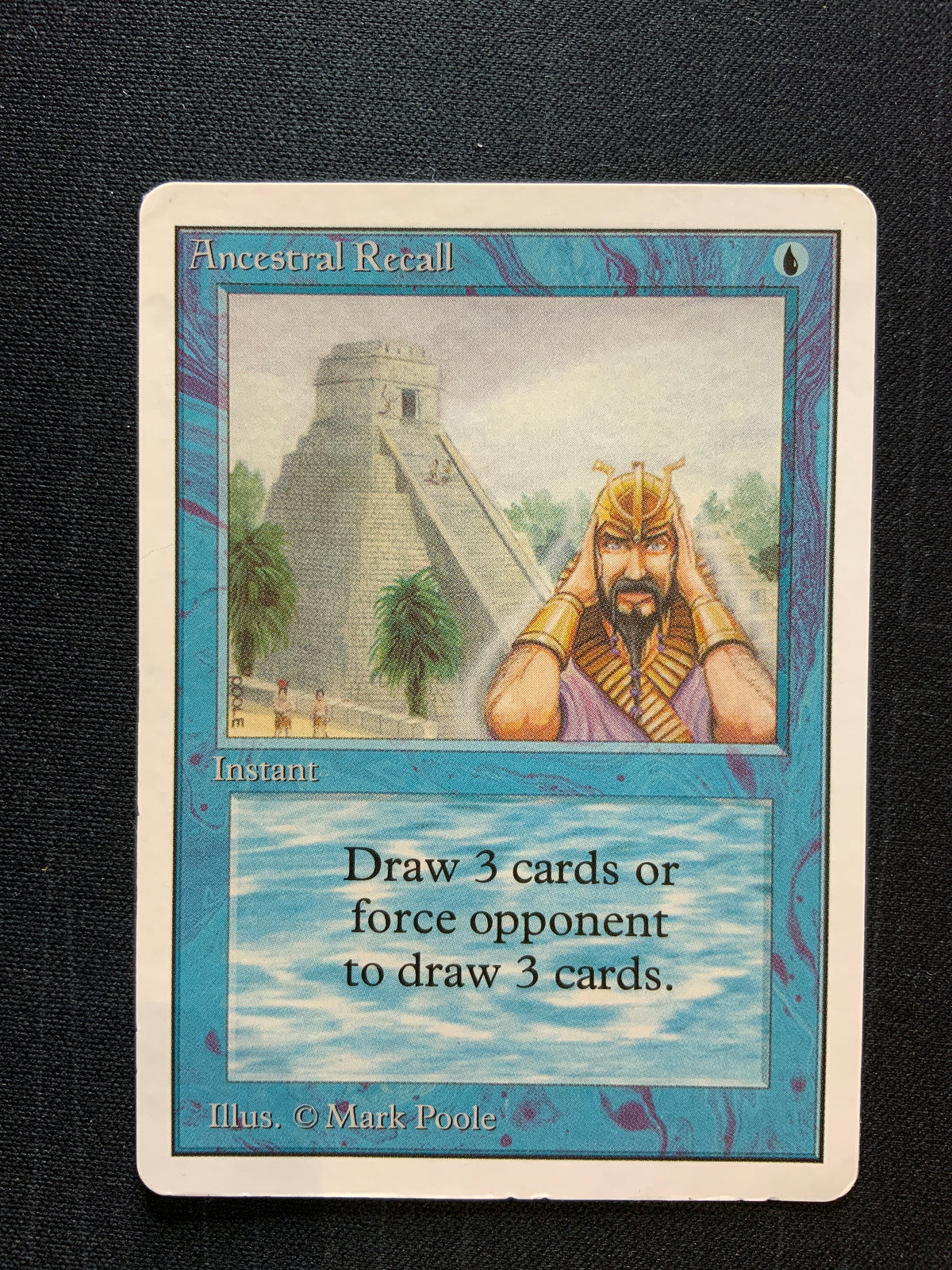 Magic The Gathering Ancestral Recall - Unlimited Edition (2ED) DMG