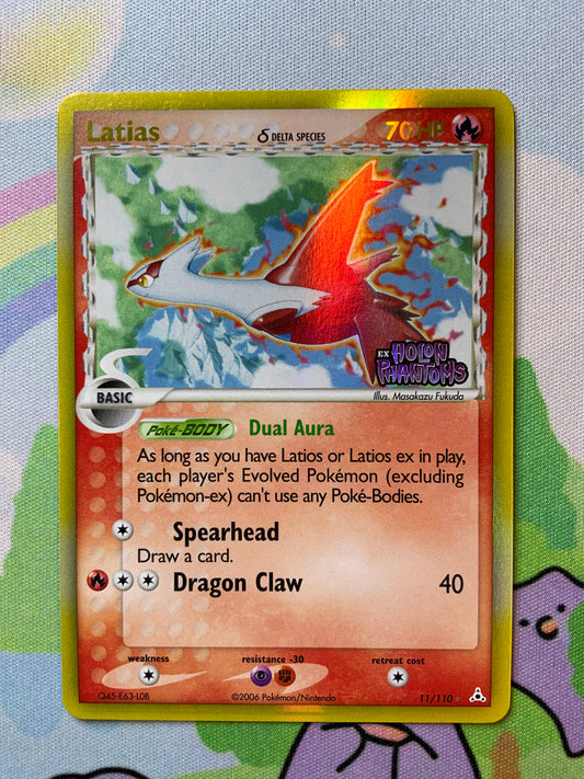 Pokemon Latias 11/110 EX Holon Phantoms Reverse Holo NM