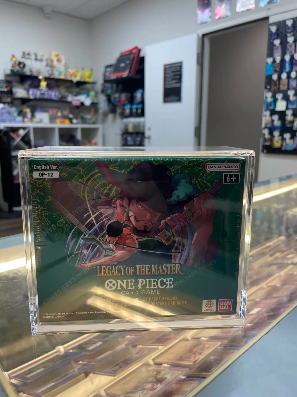 One Piece Booster Box Acrylic UV protective