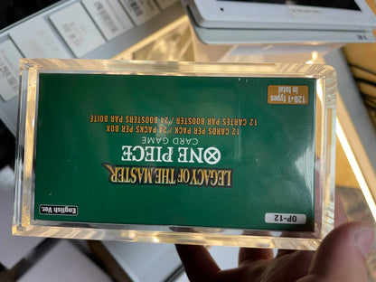 One Piece Booster Box Acrylic UV protective