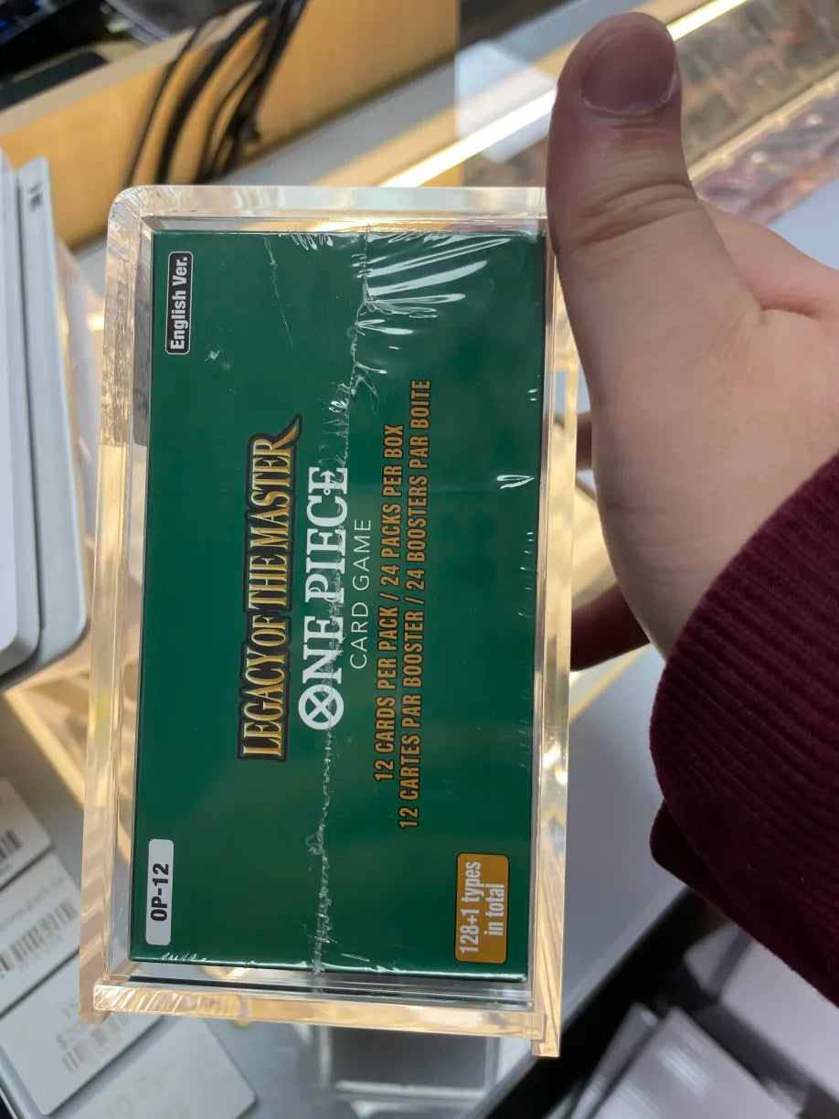 One Piece Booster Box Acrylic UV protective