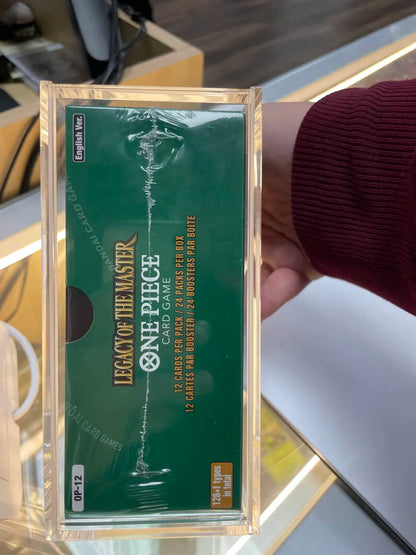 One Piece Booster Box Acrylic UV protective