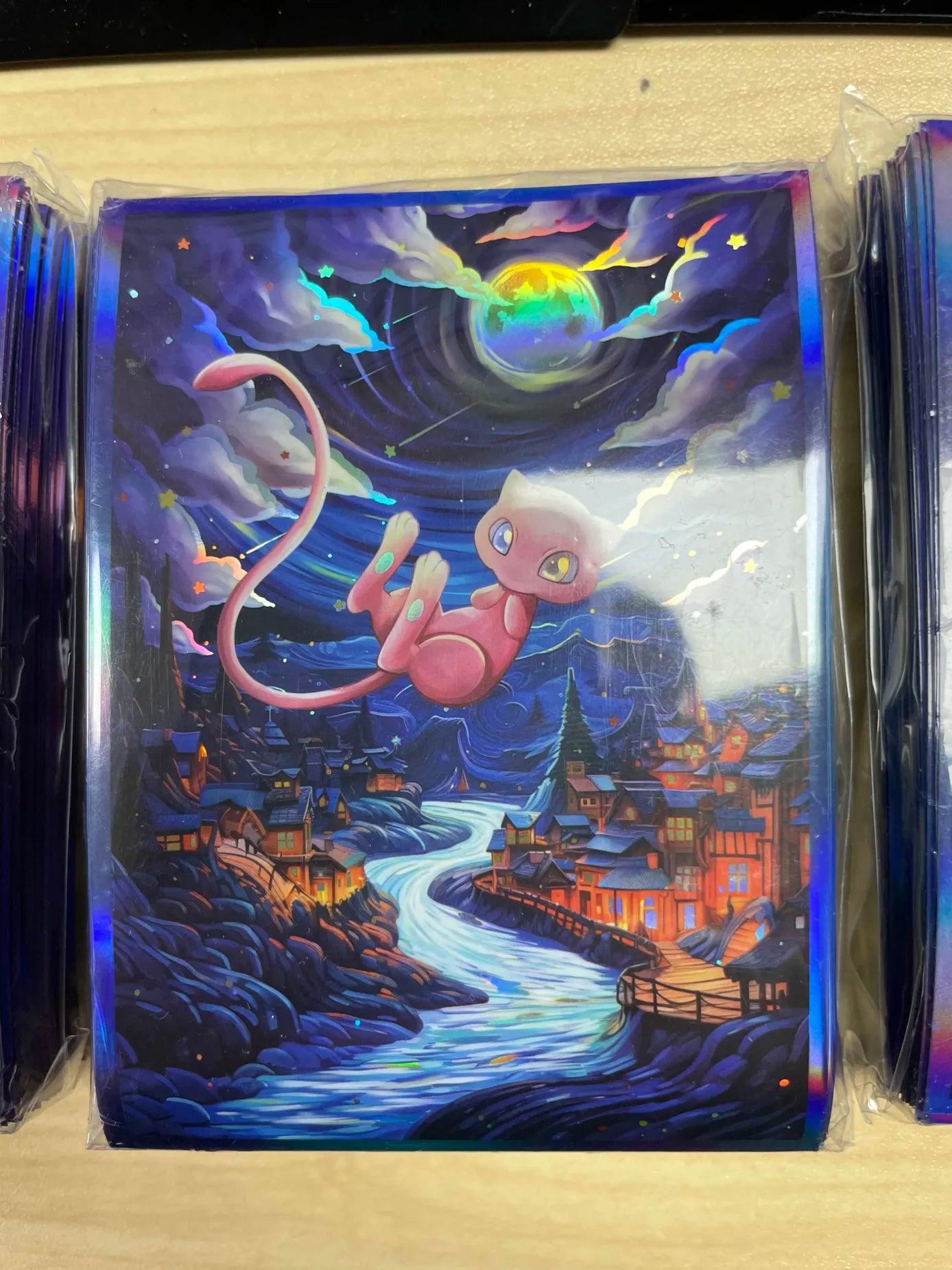 Pokemon Van Gogh Mew Unofficial Sleeves 60ct Standard