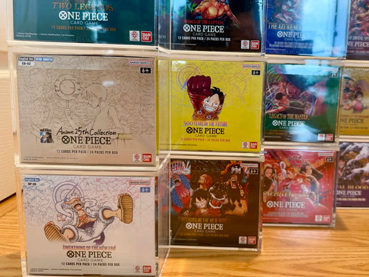 One Piece Booster Box Acrylic UV protective