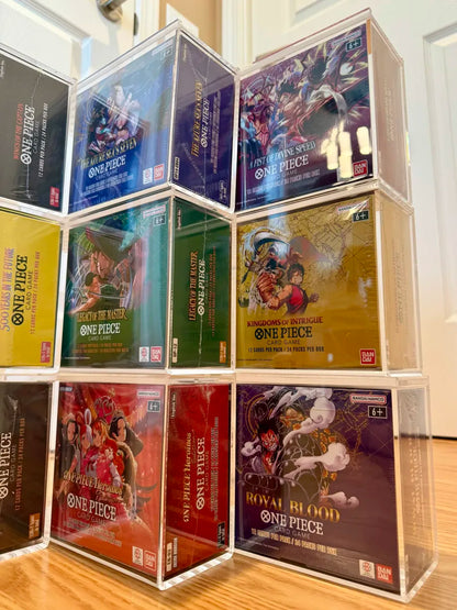 One Piece Booster Box Acrylic UV protective