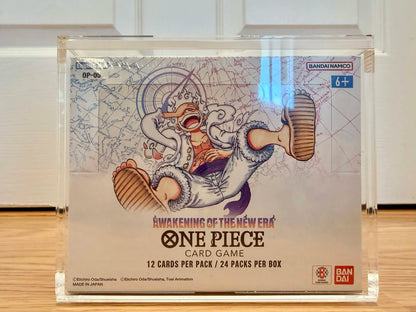 One Piece Booster Box Acrylic UV protective