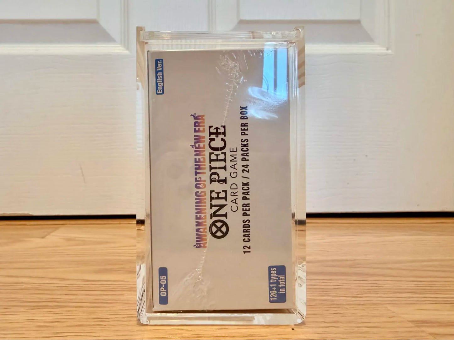 One Piece Booster Box Acrylic UV protective
