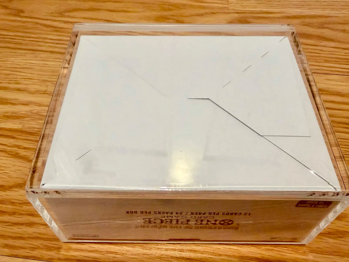 One Piece Booster Box Acrylic UV protective