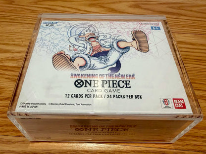 One Piece Booster Box Acrylic UV protective