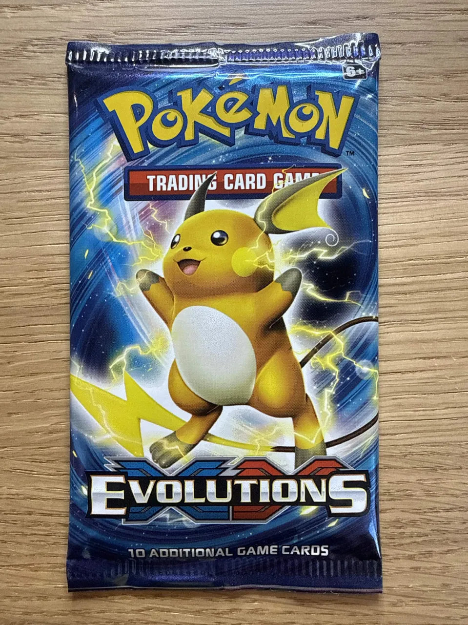 Pokemon XY Evolutions Booster Pack (Raichu Art) (Sealed)