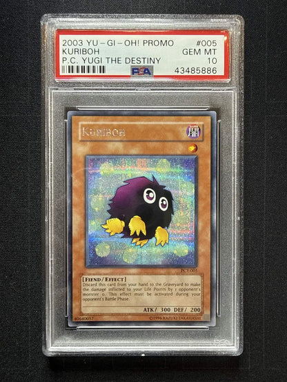 Yugioh 2003 Promo Kuriboh P. C. Yugi The Destiny #005 PSA 10 GEM MT (C)